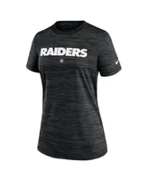 Women's Nike Black Las Vegas Raiders Sideline Velocity Performance T-shirt