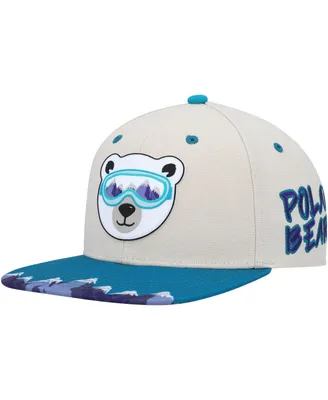 Big Boys and Girls Explore Cream Explore Polar Bear Snapback Hat