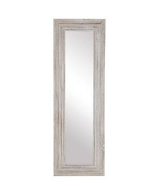 Homcom Rustic Wall Hanging and Leaning Floor Full Length Mirror, Gray