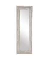 Homcom Rustic Wall Hanging and Leaning Floor Full Length Mirror, Gray