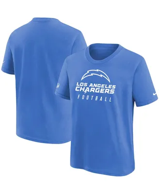 Big Boys Nike Powder Blue Los Angeles Chargers Sideline Legend Performance T-shirt