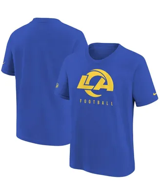 Big Boys Nike Royal Los Angeles Rams Sideline Legend Performance T-shirt
