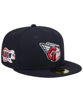 Men's New Era Navy Cleveland Guardians Primary Logo 2019 Mlb All-Star Game Team Color 59FIFTY Fitted Hat