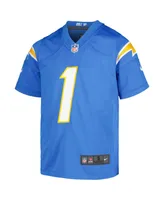 Big Boys Nike Quentin Johnston Powder Blue Los Angeles Chargers Game Jersey