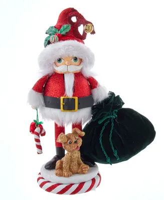 Kurt Adler 12" Hollywood Santa and Pup Nutcracker