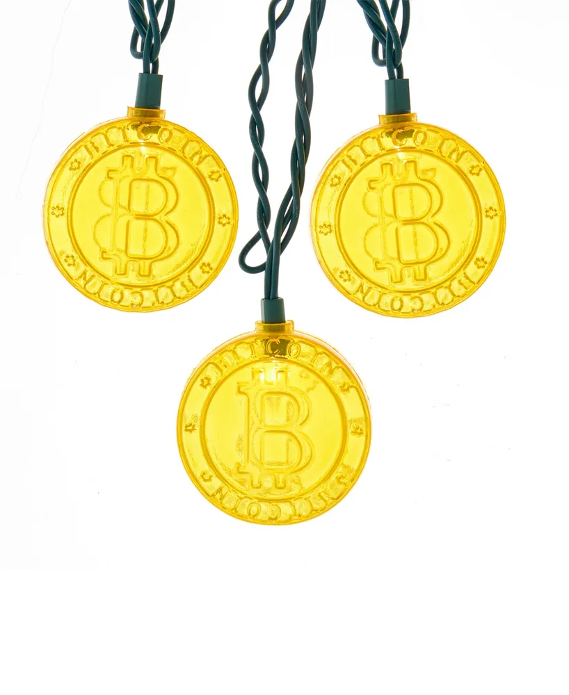 Kurt Adler 10-Light Bitcoin Light Set