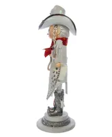 Kurt Adler 18" Hollywood Rhinestone Cowgirl Nutcracker