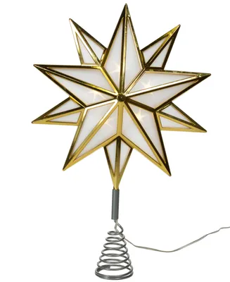 Kurt Adler 15" 10-Point Warm Led Star Tree Topper