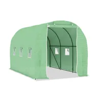 vidaXL Greenhouse 73.8 ft 11.3'x6.6'x6.6'