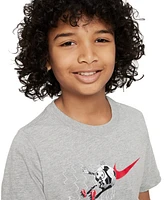 Nike Big Kids Sportswear Graphic Cotton T-shirt