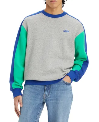 Levi's Men's Relaxed-Fit Colorblocked Logo Sweatshirt, Created for Macy's