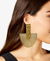 Swanky Designs Zahara Geo Curve Drop Earrings