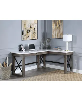 Simplie Fun Talmar Writing Desk W/Lift Top In Marble Top