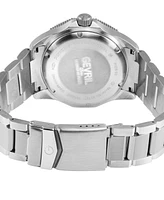 Gevril Men's Pier 90 Silver-Tone Stainless Steel Watch 42mm