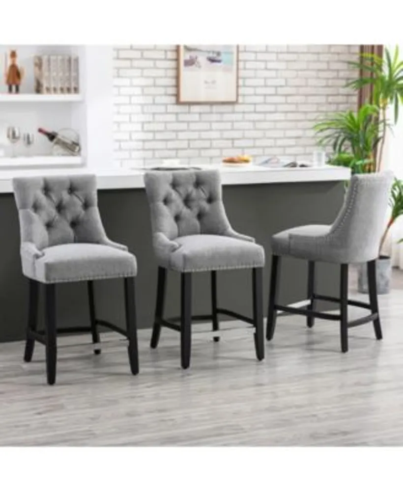 Hayes Modern Upholstered Farmhouse Dining Set