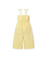 Hope & Henry Big Girls Tie-Shoulder Wide Leg Jumpsuit