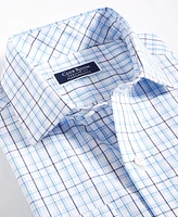 Club Room Men's Regular-Fit Plaid Dress Shirt, Created for Macy's