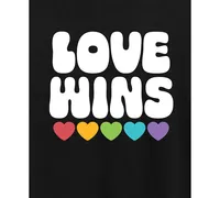 Hybrid Apparel Trendy Plus Love Wins Pride Graphic T-shirt