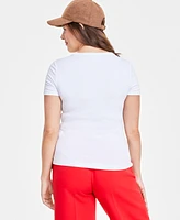 On 34th Women's Ribbed T-Shirt, Xxs-4X, Created for Macy's