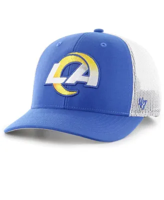 Men's '47 Brand Royal Los Angeles Rams Adjustable Trucker Hat