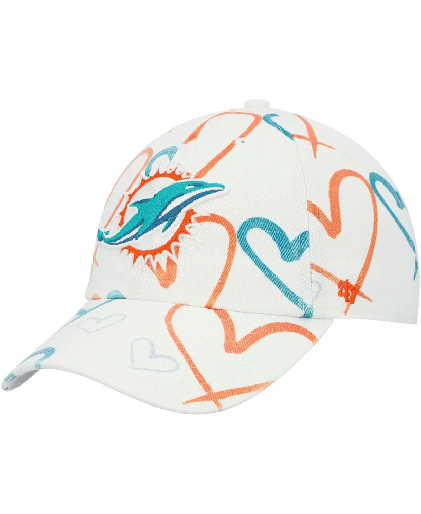 47 Brand Miami Dolphins Coverage Knit Hat - Macy's