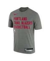 Men's Nike Heather Gray Portland Trail Blazers 2023 Sideline Legend Performance Practice T-shirt