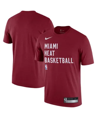 Men's Nike Red Miami Heat 2023/24 Sideline Legend Performance Practice T-shirt