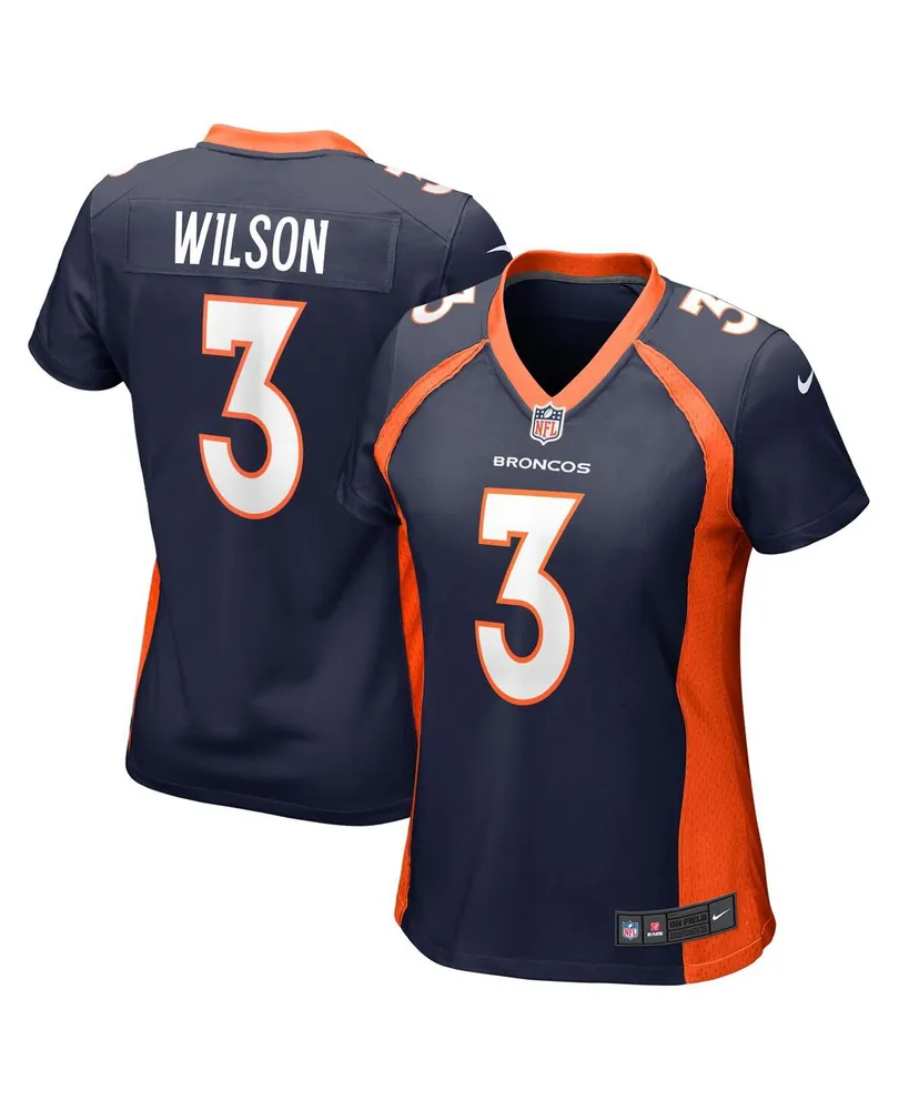 Women's Denver Broncos Russell Wilson Nike Orange Game Jersey