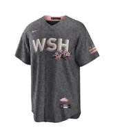 Men's Nike Stephen Strasburg Gray Washington Nationals City Connect Replica Player Jersey