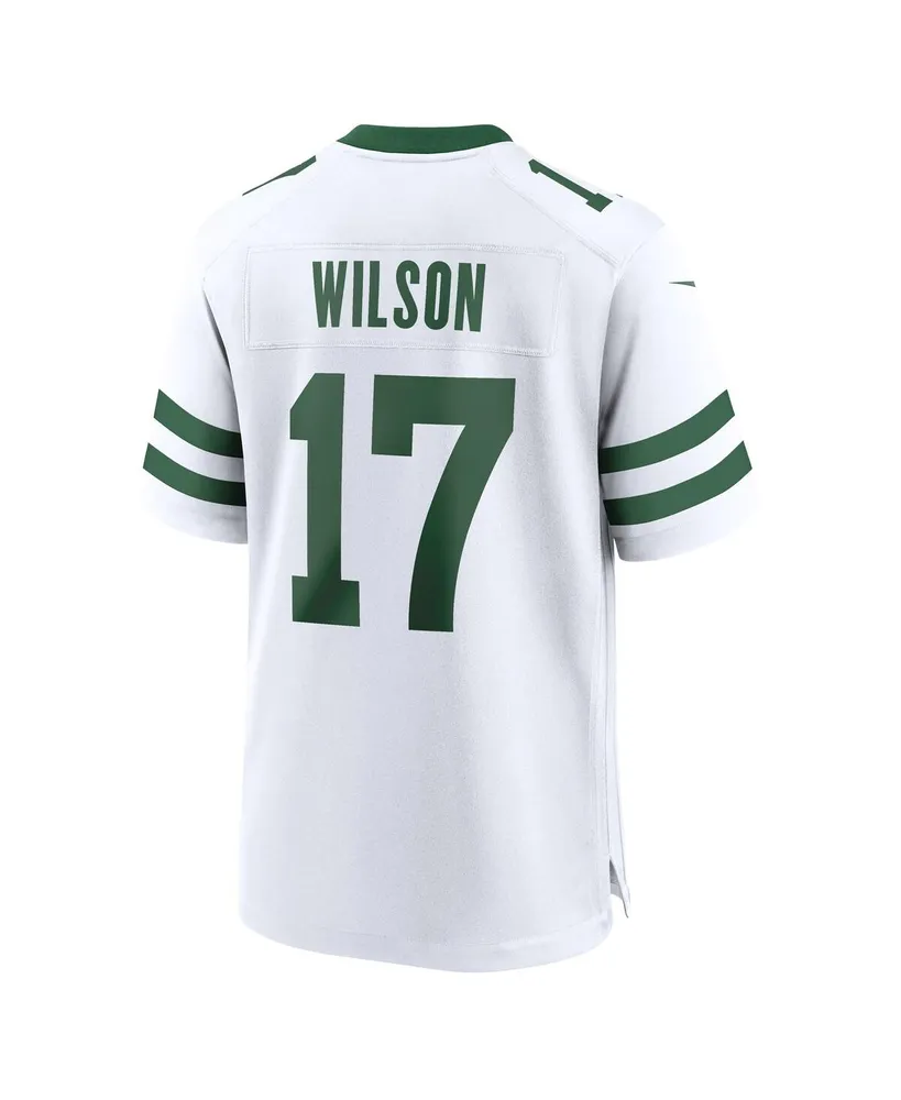 Men's Nike Garrett Wilson White New York Jets Legacy Player Game Jersey