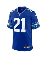 Men's Nike Devon Witherspoon Royal Seattle Seahawks Throwback Player Game Jersey