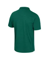 Men's Colosseum Green Michigan State Spartans No Problemo Polo Shirt