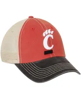 Men's Cream, Black Cincinnati Bearcats Top of the World Offroad Trucker Adjustable Hat