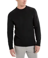 Kenneth Cole Men's Slim Fit Popcorn Crewneck Sweater