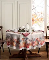Elrene Botanical Harvest Pumpkin Table Linens Collection