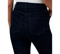 Style & Co Petite High-Rise Straight-Leg Jeans, Created for Macy's