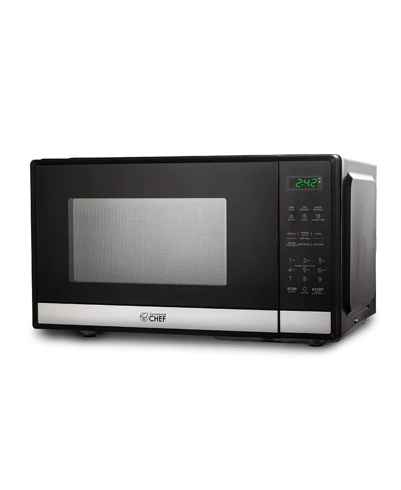 0.9 Cu. Ft. Counter Top Microwave, Stainless Steel