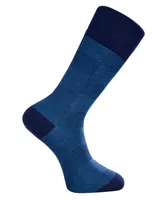 Love Sock Company Men's Atlantic Bundle Luxury Mid-Calf Dress Socks with Seamless Toe Design, Pack of 3