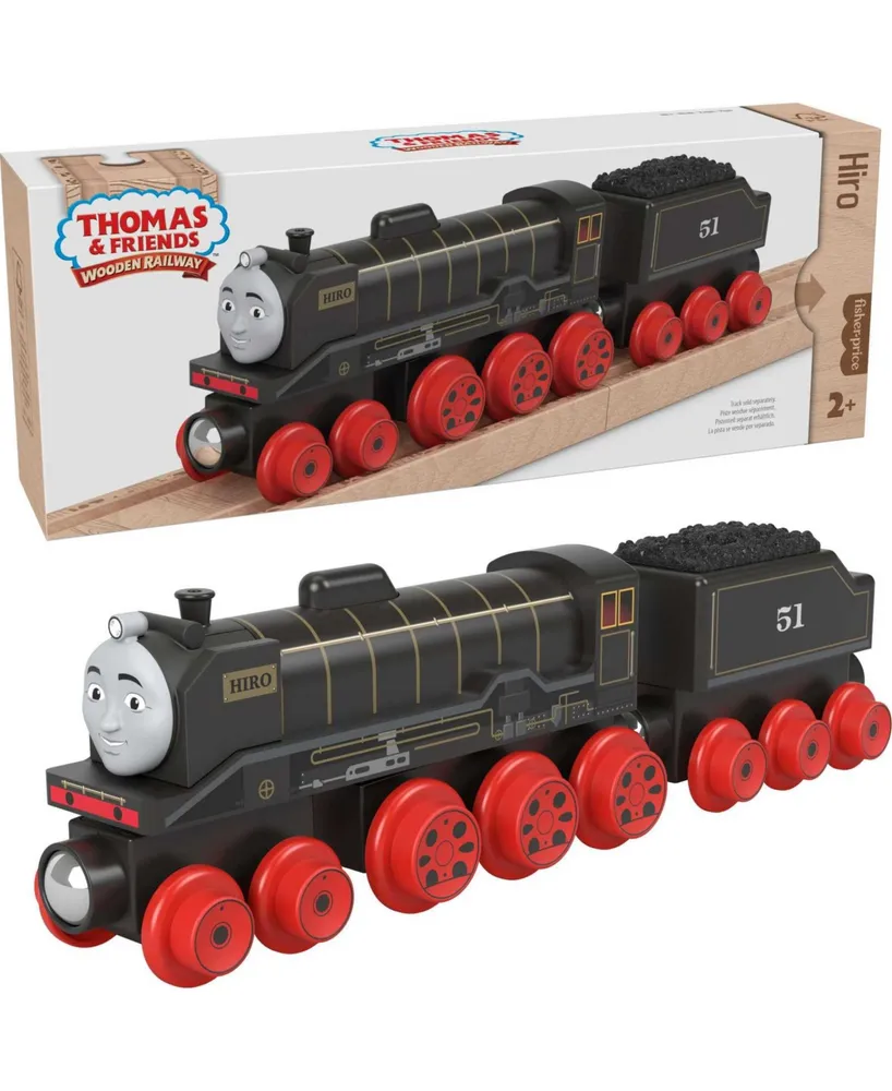 Fisher Price Thomas and Friends Wooden Railway, Hiro Engine and Coal-Car - Multi