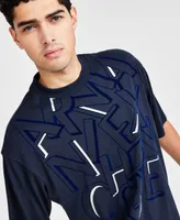 A|X Armani Exchange Men's Relaxed-Fit Short-Sleeve Logo Graphic T-Shirt