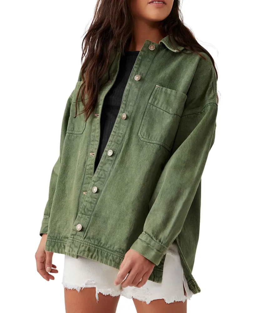 Free People Women's Madison City Denim Jacket