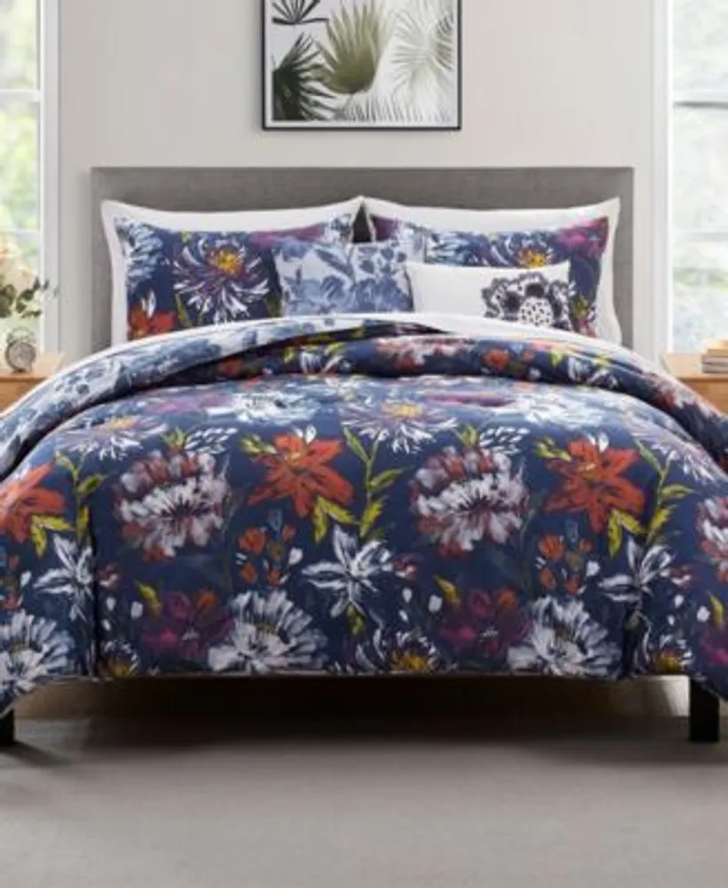 Vcny Home Danny Reversible Floral Quilt Set Collection