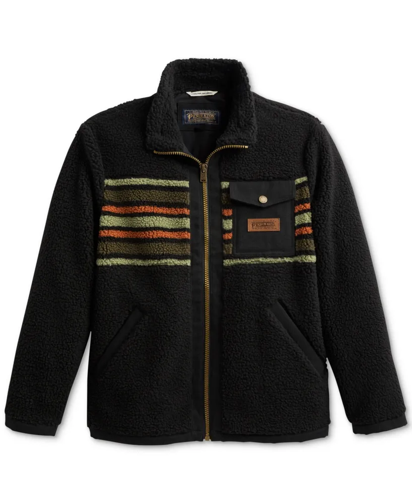 Pendleton Men's Stand-Collar Fleece Jacket
