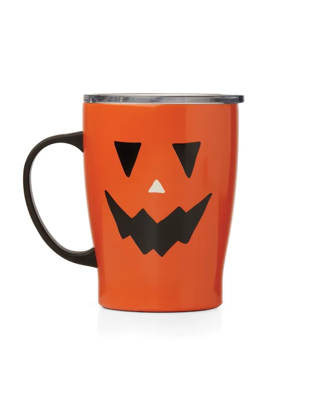 Cambridge Trick or Treat Insulated Coffee Mug, 20 oz - White