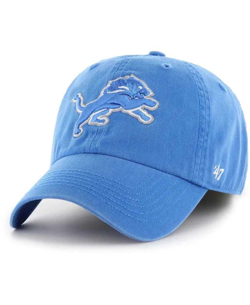 47 Brand Blue Detroit Lions Franchise Logo Adjustable Hat for Men