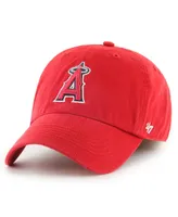 Men's '47 Brand Red Los Angeles Angels Franchise Logo Fitted Hat