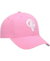 Big Girls '47 Brand Pink Los Angeles Rams Rose Mvp Adjustable Hat