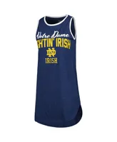 Women's Concepts Sport Navy Notre Dame Fighting Irish Tank Nightshirt