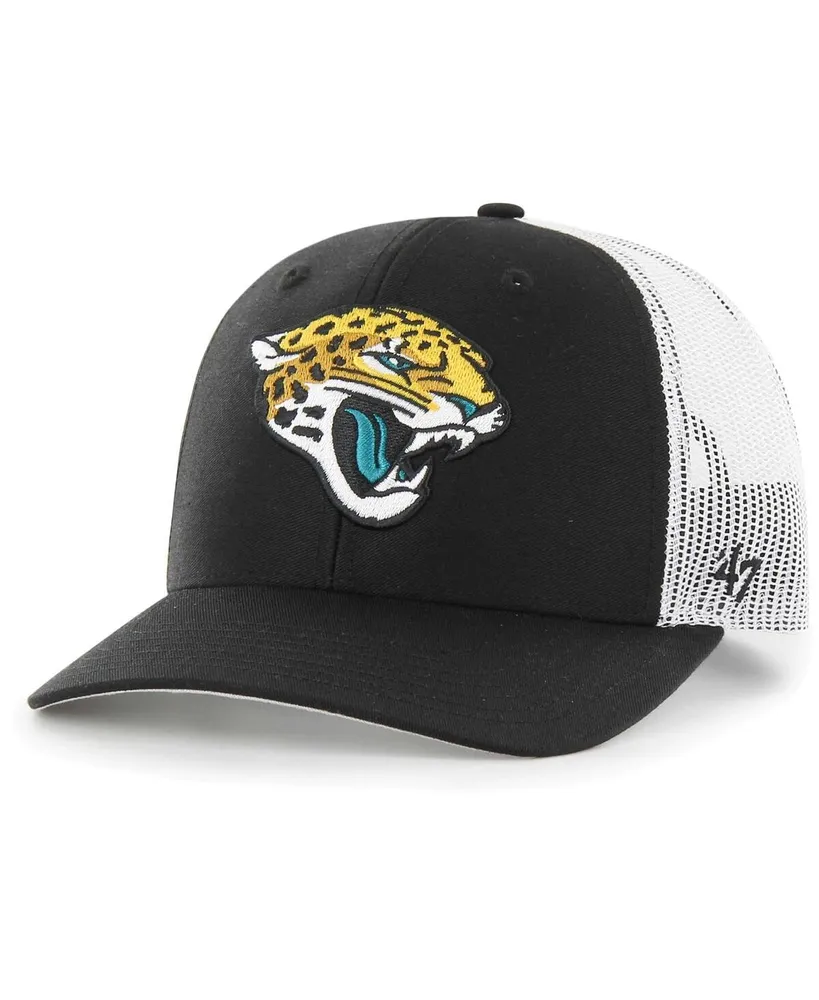 Men's '47 Black Jacksonville Jaguars Clean Up Visor