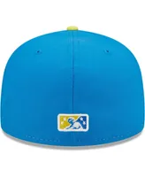 Men's New Era Yellow, Blue Sacramento Dorados Copa De La Diversion 59FIFTY Fitted Hat